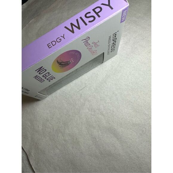 Kiss Impress Press-On Falsies Eyelash Clusters, Refined Edgy Wispy - Picture 4 of 4